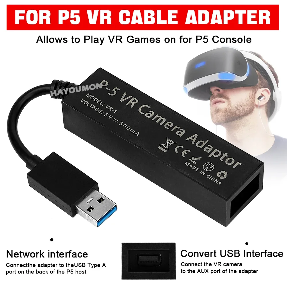 Gaming Console Vr - PS5 VR Kablo Adaptörü, PS5 Konsolu