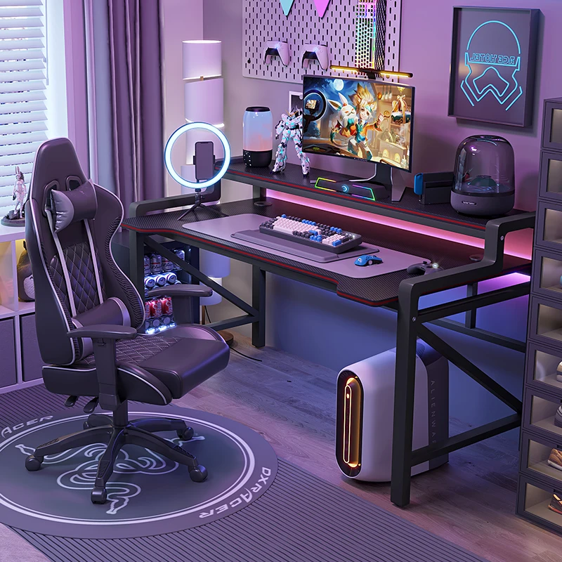 Gaming Console And Monitor - Oyun Çalışma Bilgisayar Masaları Mouse Pad