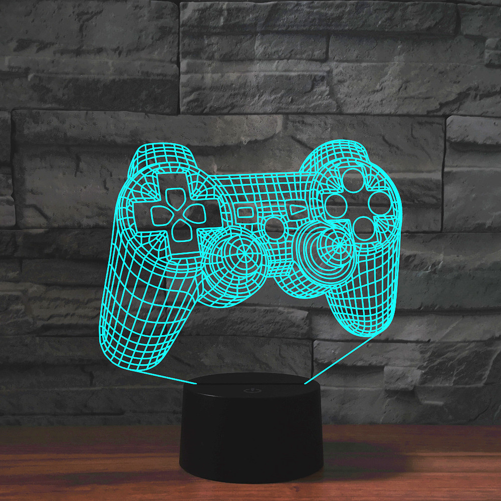 3d Illusion Gece Lambası Oyun  - Gaming Console Icon incelemesi ve fiyatı