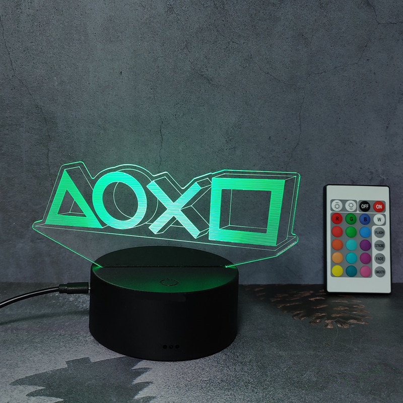 3d Illusion Gece Lambası Oyun  - Gaming Console Icon incelemesi ve fiyatı