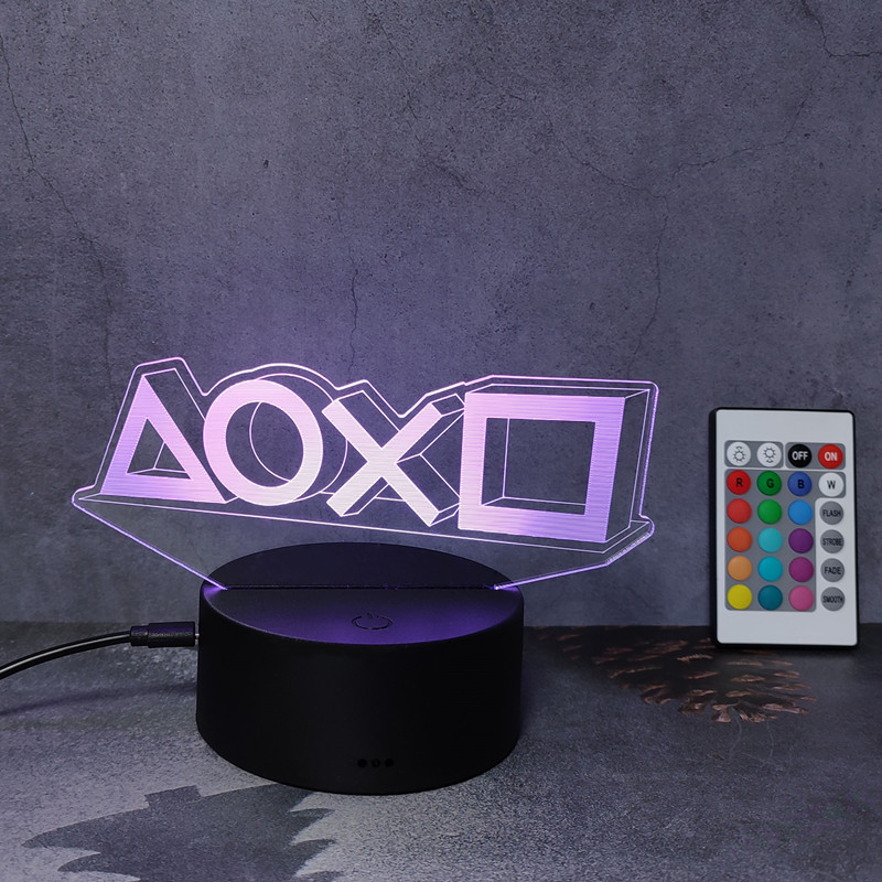 3d Illusion Gece Lambası Oyun  - Gaming Console Icon incelemesi ve fiyatı