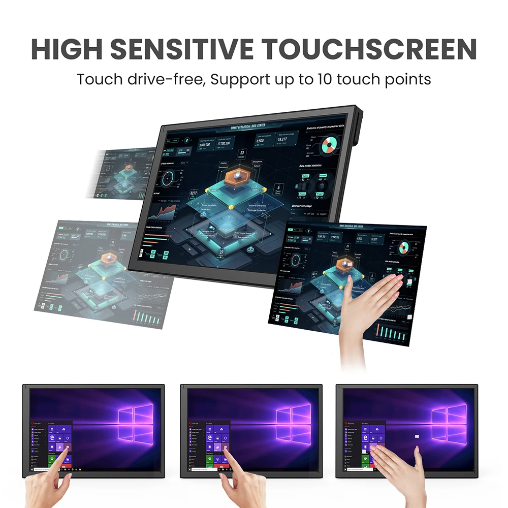 Eyoyo 10.1 inç Kapasitif Dokun - Gaming Console And Monitor incelemesi ve fiyatı