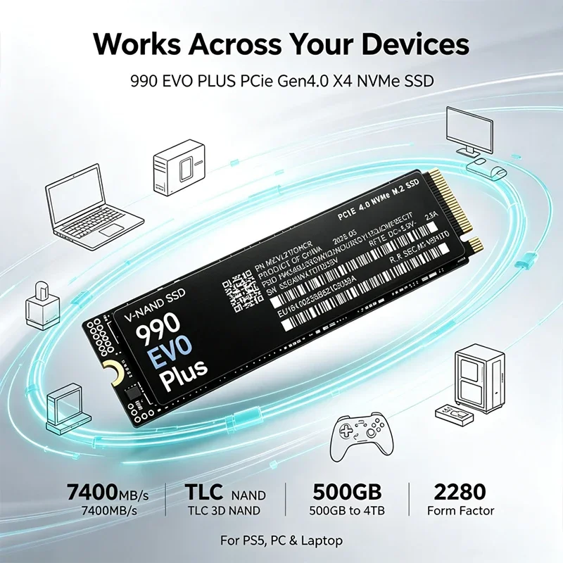 Yeni 990 EVO Plus M.2 2280 NVM - Gaming Console Evo incelemesi ve fiyatı