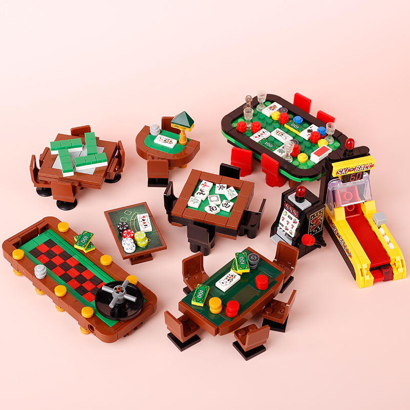 MOC şehir Poker masası yapı ta - Gaming Console Lego incelemesi ve fiyatı