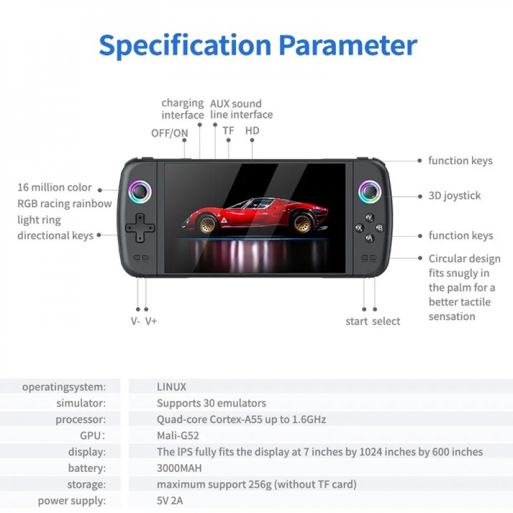 M27 7 İnç IPS Ekranlı El Oyun  - Gaming Console Portable incelemesi ve fiyatı