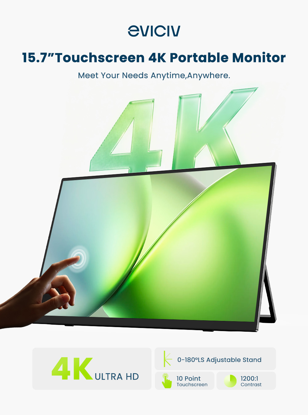 EVICIV 4K Taşınabilir Monitör  - Gaming Console And Monitor incelemesi ve fiyatı