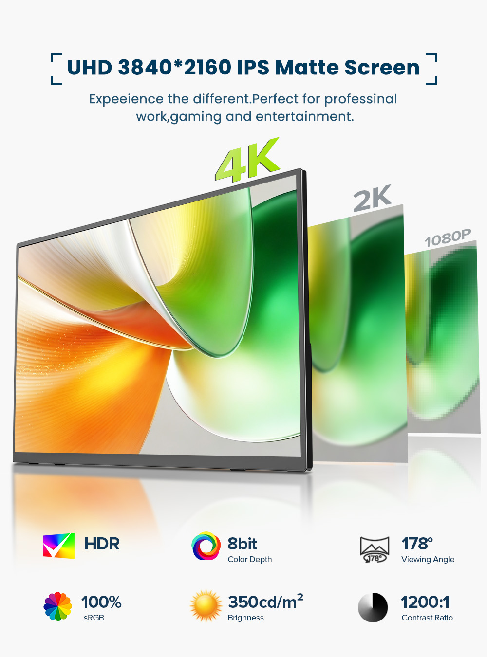 EVICIV 4K Taşınabilir Monitör  - Gaming Console And Monitor incelemesi ve fiyatı