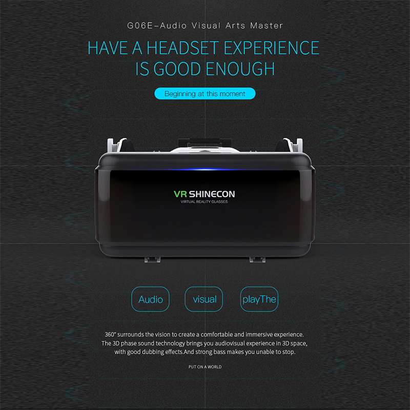 VR Shinecon Casque kask 3D göz - Gaming Console Vr incelemesi ve fiyatı