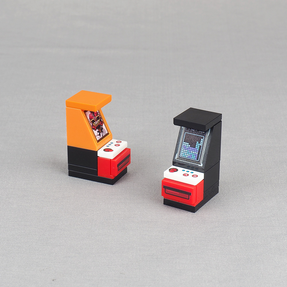 MOC 1 adet Mini Arcade oyun ko - Gaming Console Lego incelemesi ve fiyatı