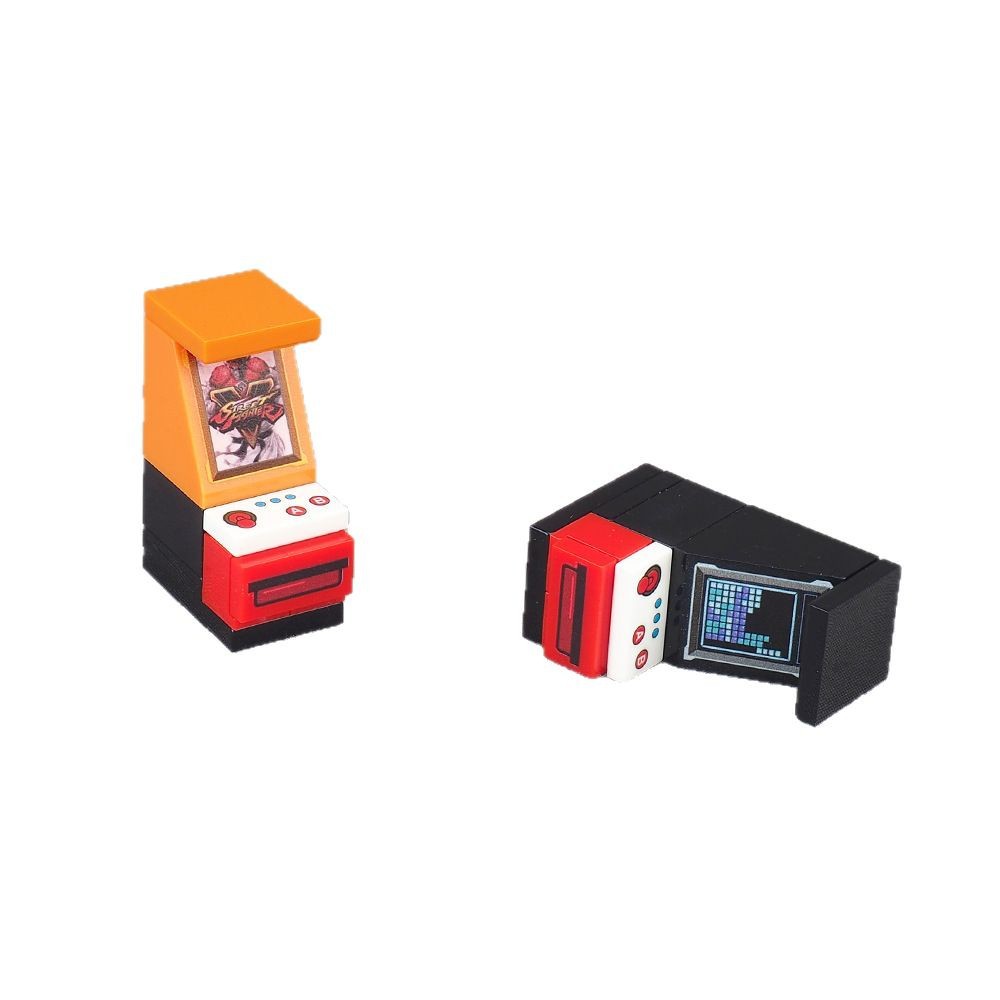MOC 1 adet Mini Arcade oyun ko - Gaming Console Lego incelemesi ve fiyatı